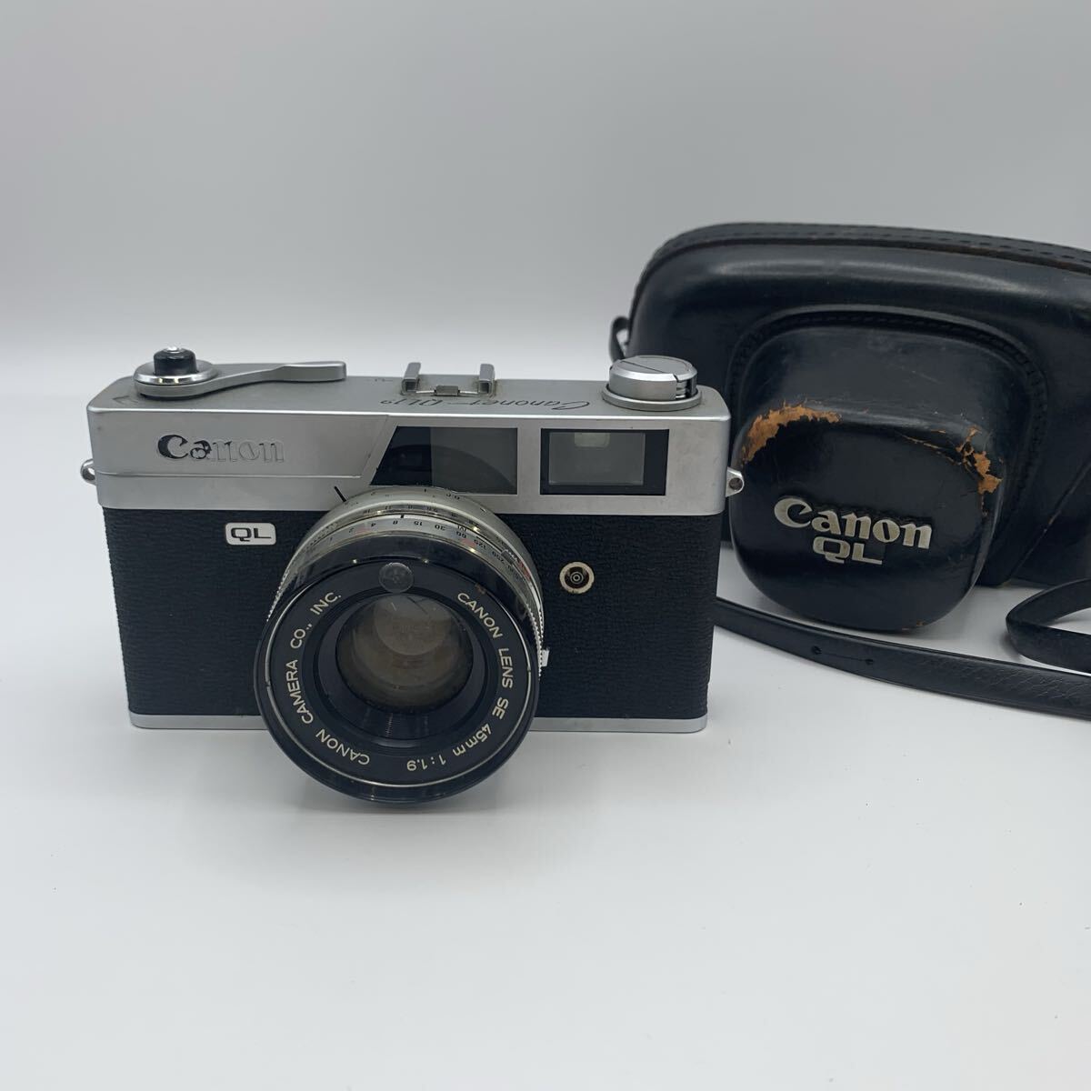 zc04 Canon Canonet QL19 CANON LENS SE 45mm F1.9 キャノン レンジファインダー フィルムカメラ レトロ ヴィンテージ 現状品 動作未確認
