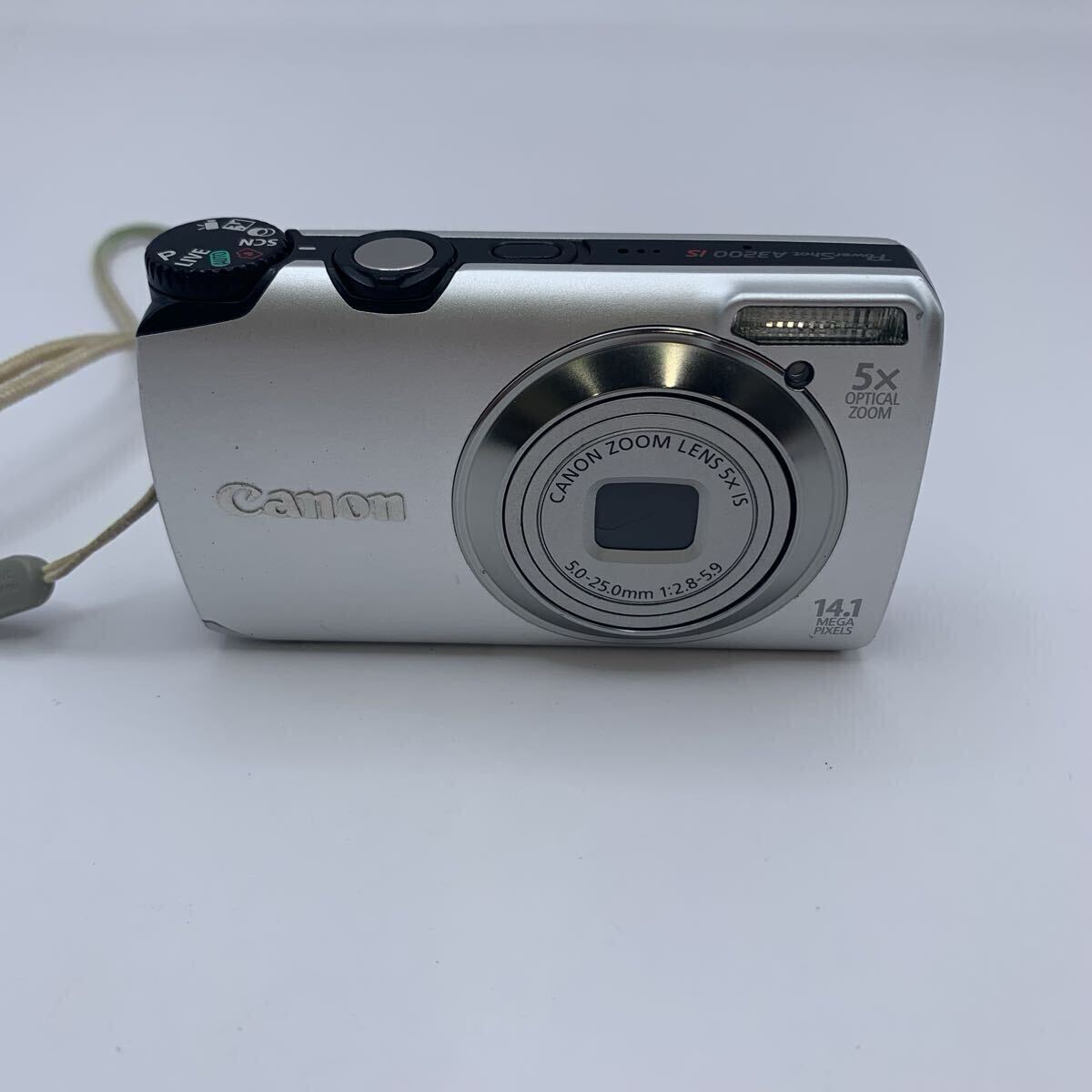 zc06 Canon キヤノン PowerShot A3200 IS デジタルカメラ デジカメ コンパクトコンデジ 1410万画素 光学5倍ズーム 現状品 動作未確認