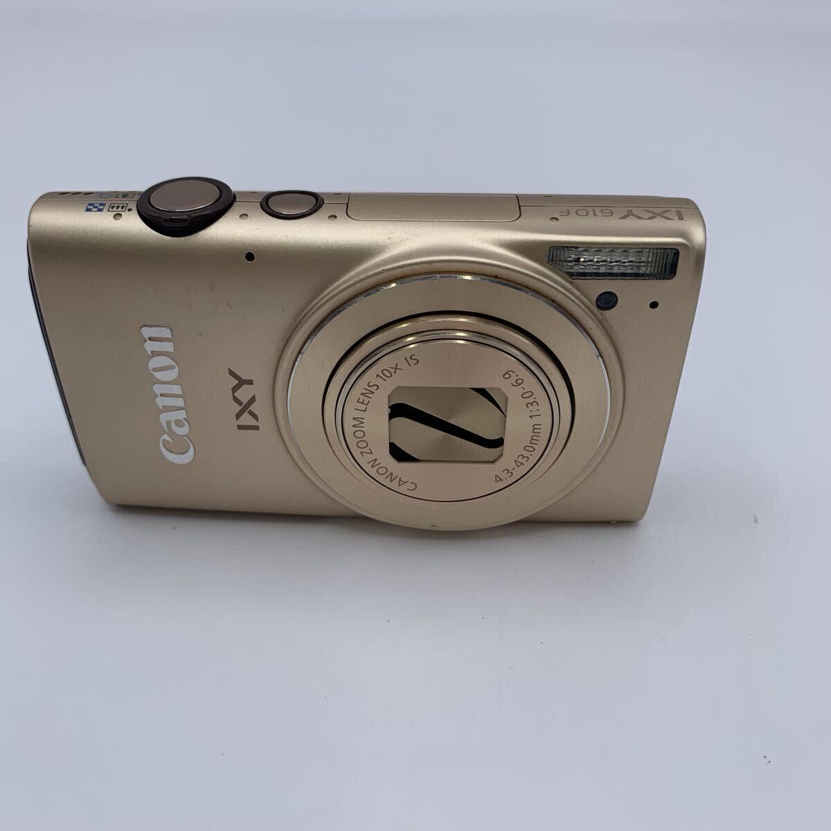 zc07 Canon キヤノン IXY 610F ゴールド デジタルカメラ デジカメ コンデジ フルHD 光学10倍ズーム Wi-Fi機能搭載 現状品 動作未確認