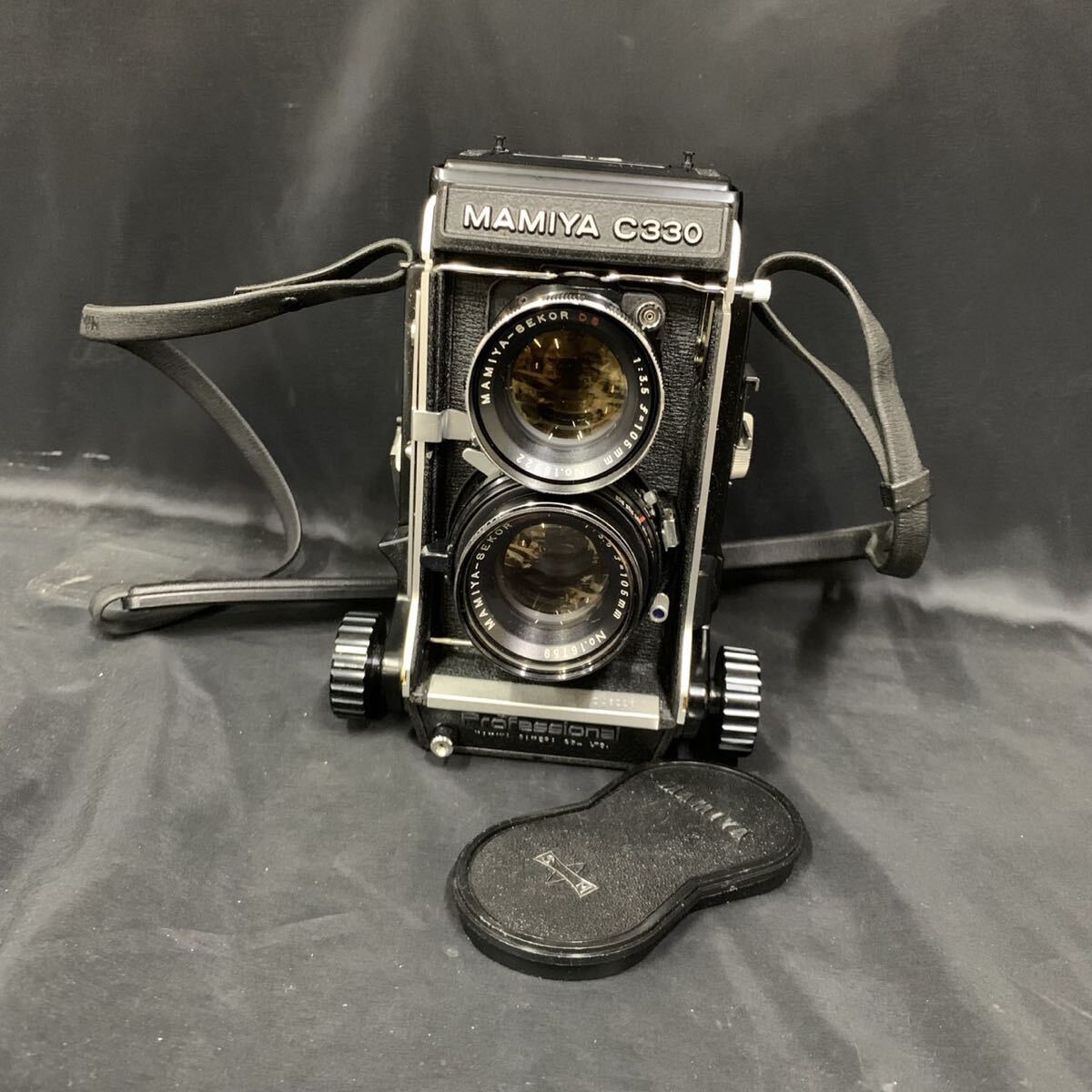 d MAMIYA C330 マミヤ PROFESSIONAL フィルムカメラ 二眼レフカメラ MAMIYA-SEKOR DS F3.5 105mm レンズ 動作未確認 現状品