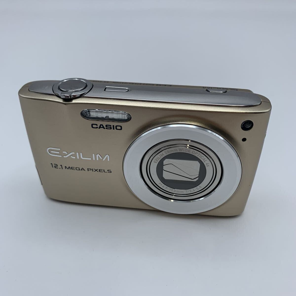 d12 CASIO カシオ EXILIM EX-Z400 ゴールド CCD 手ブレ補正 デジタルカメラ デジカメ コンデジ エクシリム 1210万画素 動作未確認 現状品