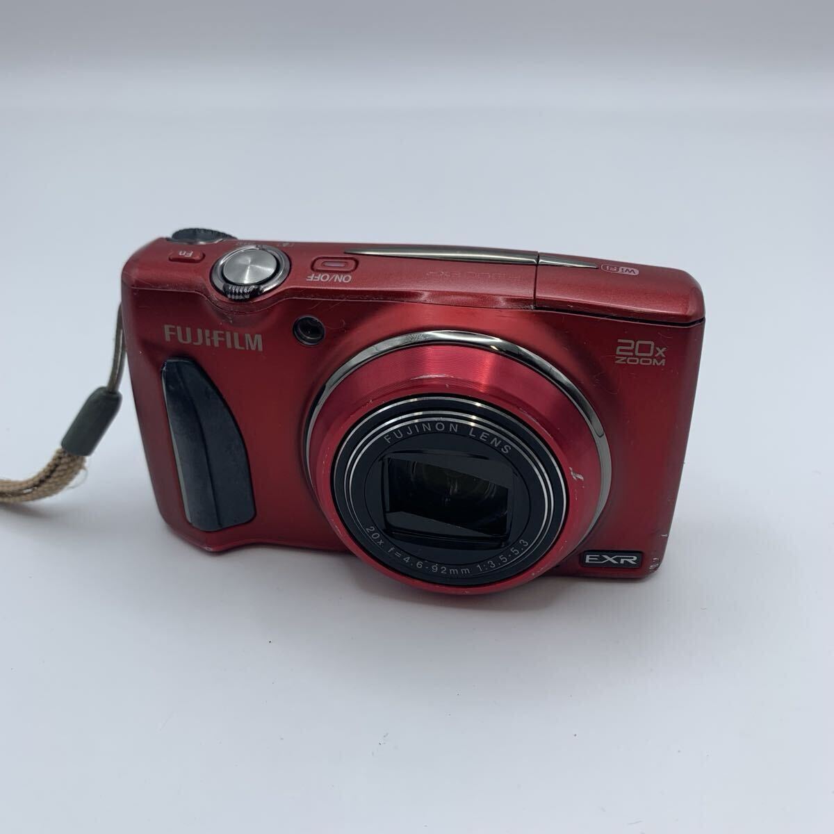 kt07 FUJIFILM FinePix F900EXR レッド 20倍ズーム Wi-Fi機能搭載 デジタルカメラ コンデジ デジカメ 富士フイルム 動作未確認 現状品