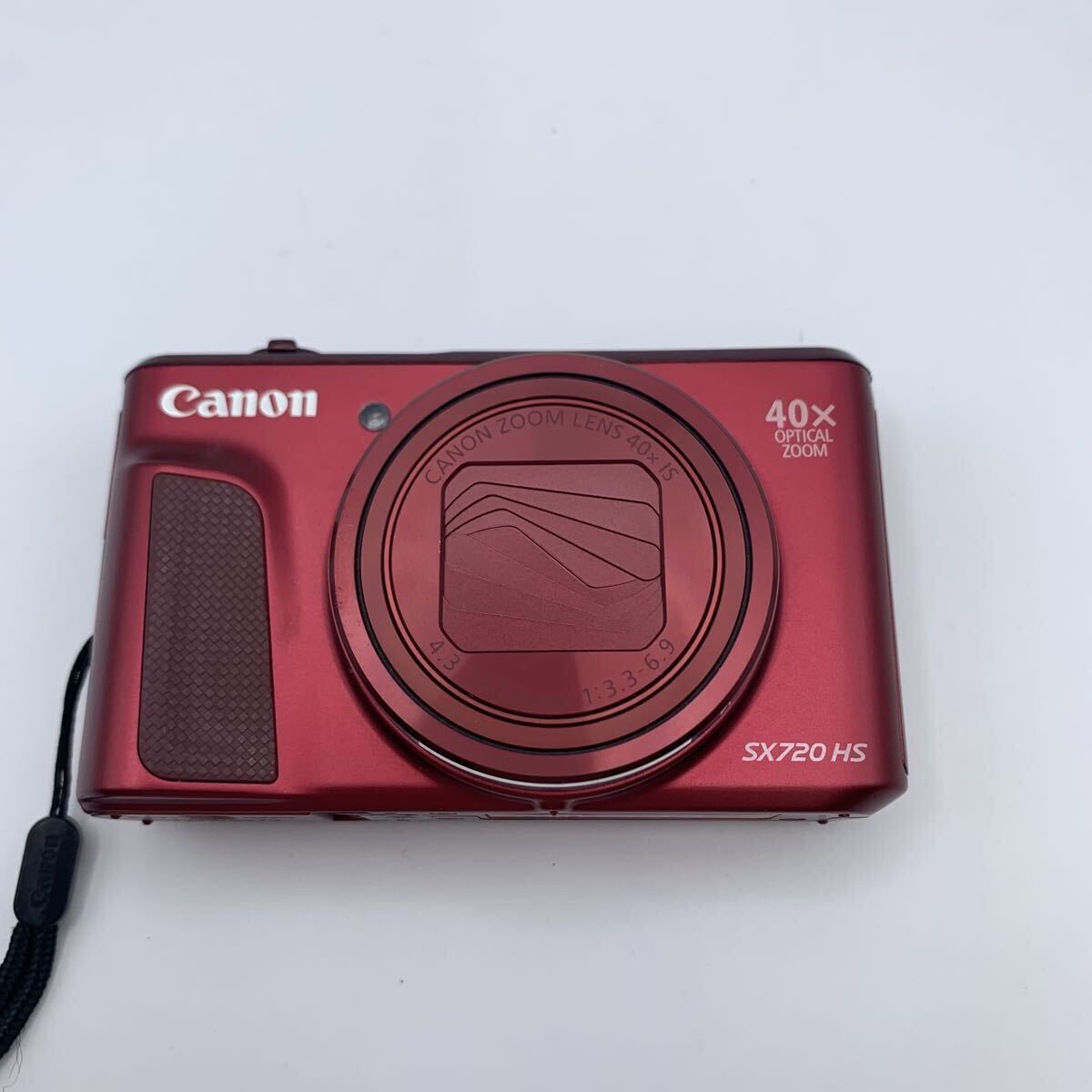kt07 Canon キヤノン PowerShot SX720 HS レッド 光学40倍ズーム Wi-Fi機能搭載 コンパクトデジタルカメラ コンデジ 動作未確認 現状品