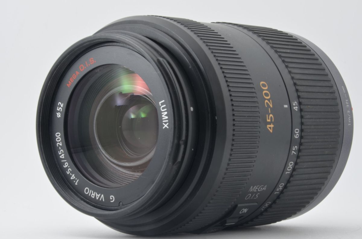 ★外観美品★ パナソニック PANASONIC LUMIX G VARIO 45-200mm F4.0-F5.6 MEGA O.I.S. H-FS045200 L4630 #11005