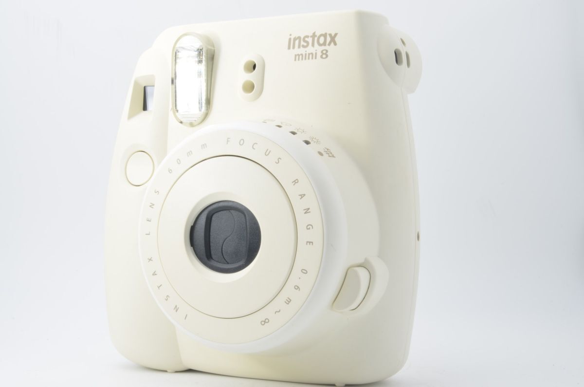 ★良品★ 富士フイルム FUJIFILM INSTAX MINI 8 ホワイト B4636 #0