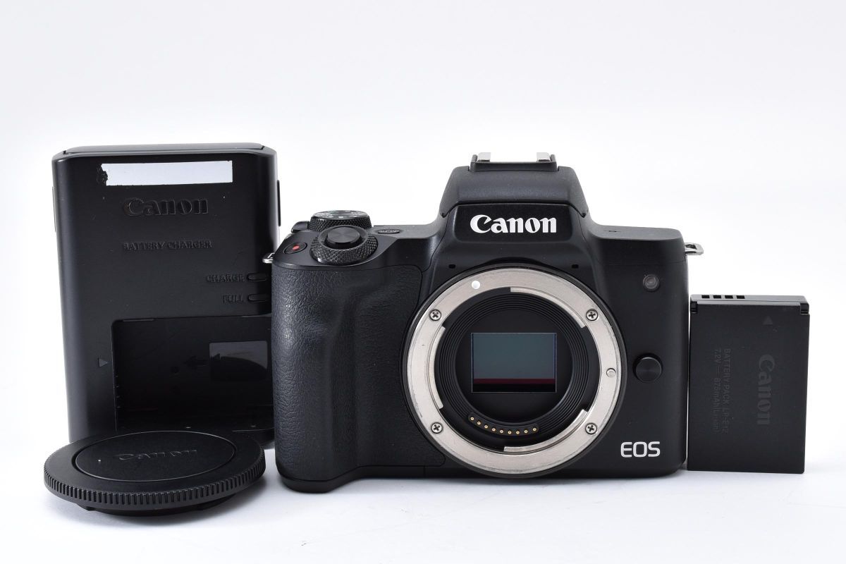 ★良品★ キヤノン CANON EOS Kiss M ボディ ブラック OB4612 #168