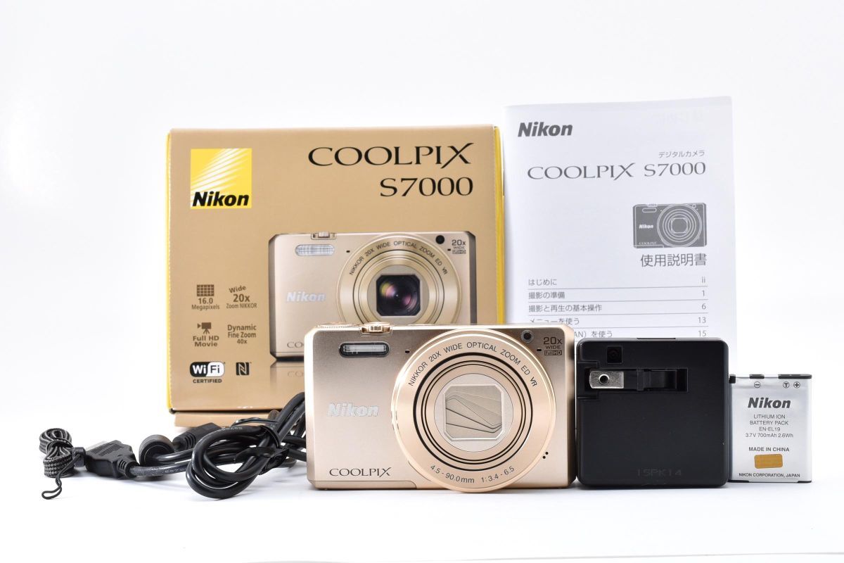 ★美品★ ニコン NIKON COOLPIX S7000 コンパクトデジタルカメラ OB4619 #16505