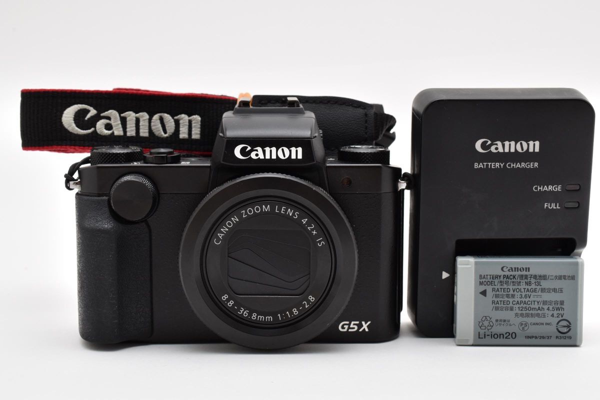 ★良品★ キヤノン CANON POWERSHOT G5X ブラック コンパクトデジタルカメラ OB4641 #572