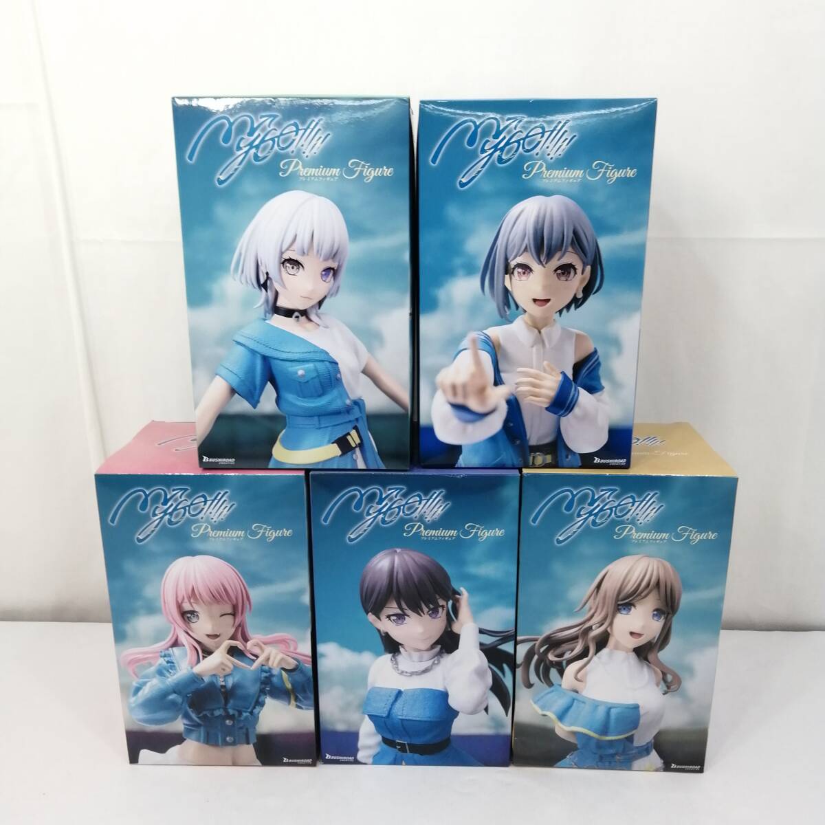 現状品＃BanG Dream! (バンドリ！) MyGO!!!!! プレミアムフィギュアセット 千早愛音 高松 燈 要 楽奈 他 プライズ