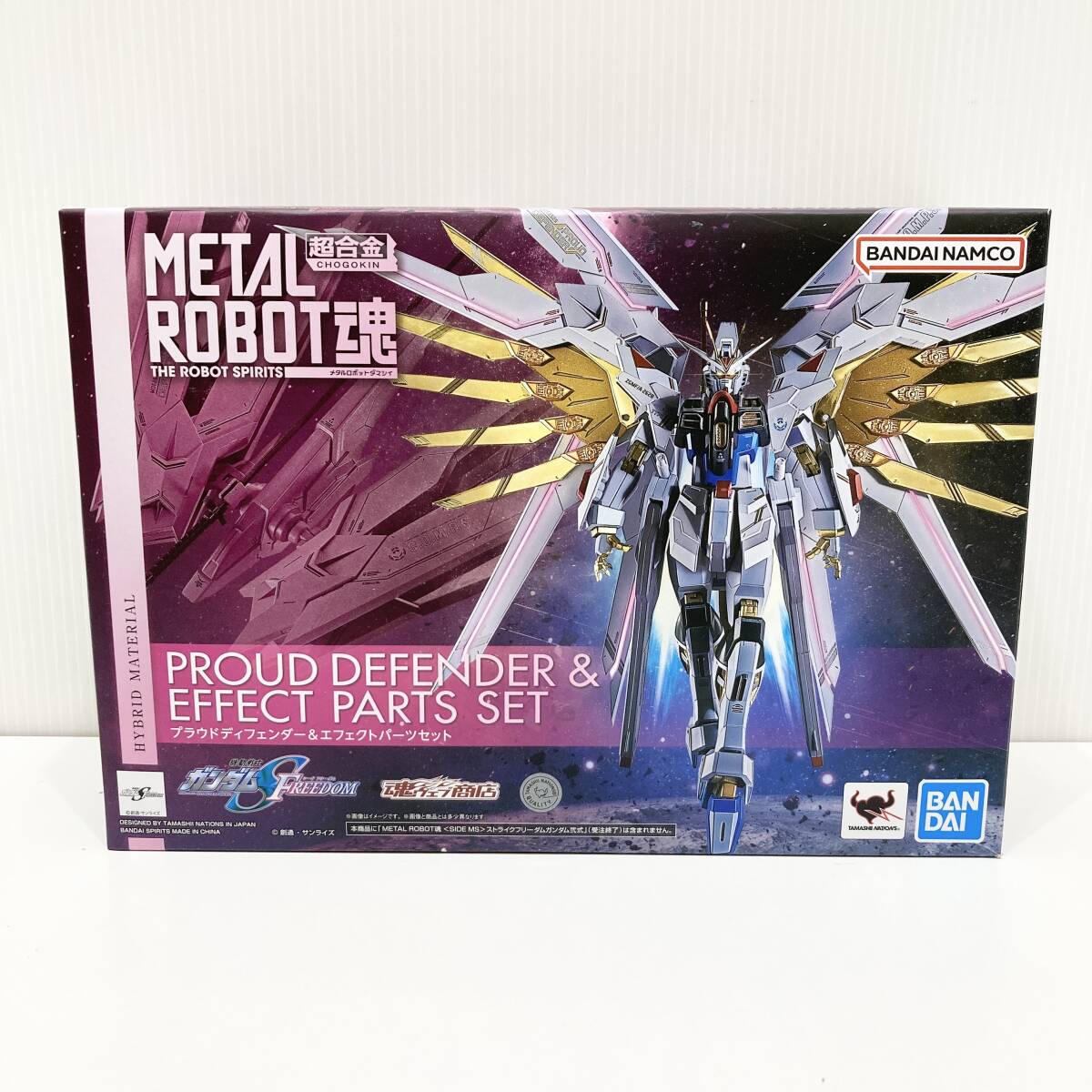 【中古】METAL ROBOT魂 〈SIDE MS〉 プラウドディフェンダー＆エフェクトパーツセット 機動戦士ガンダムSEED FREEDOM 1円～