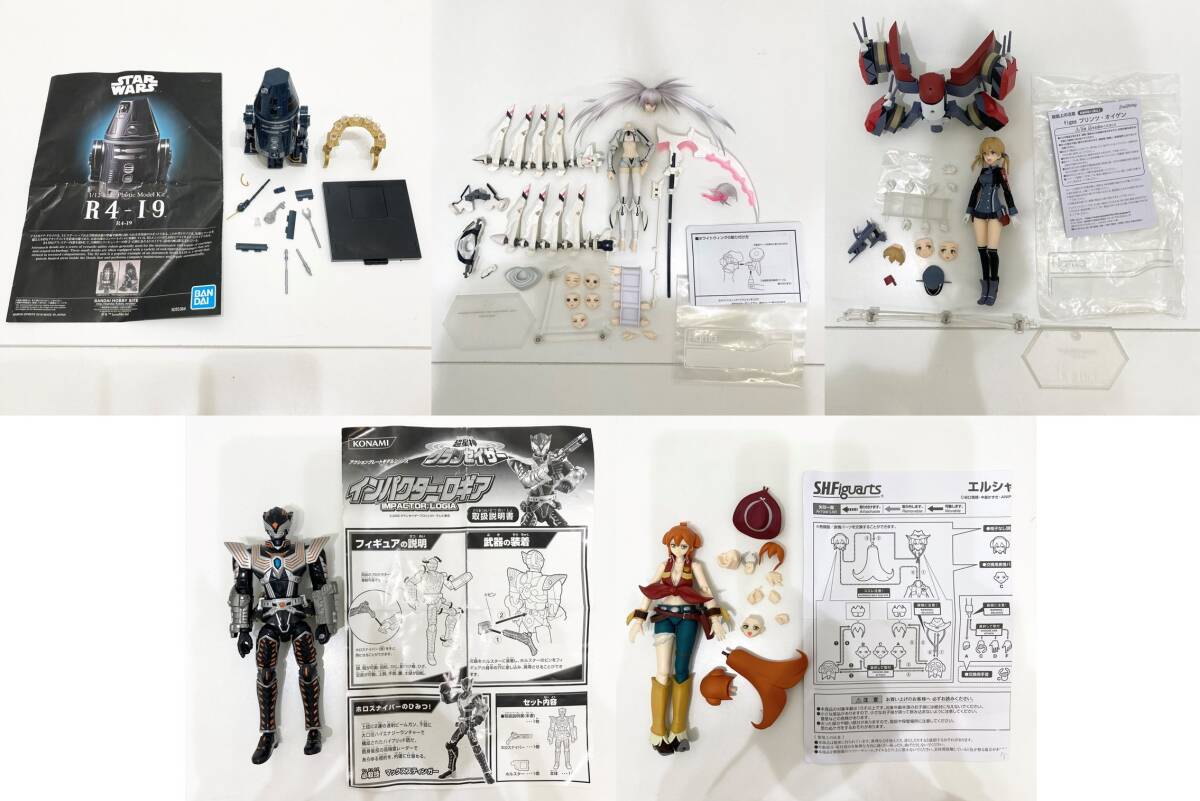 【中古】現状渡し 箱無 組立済 フィギュア 5点セット まとめ売り ブラックロックシューター スターウォーズ 艦これほか 1円～