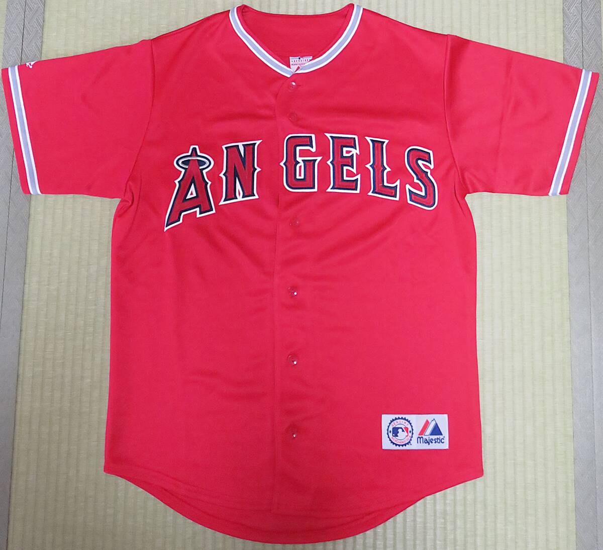 ◆MLB◆ ユニホーム 美品 Los Angeles Angels ロサンゼルス・エンゼルス サイズ/M 赤 Majestic マジェスティック 大谷翔平 菊池雄星