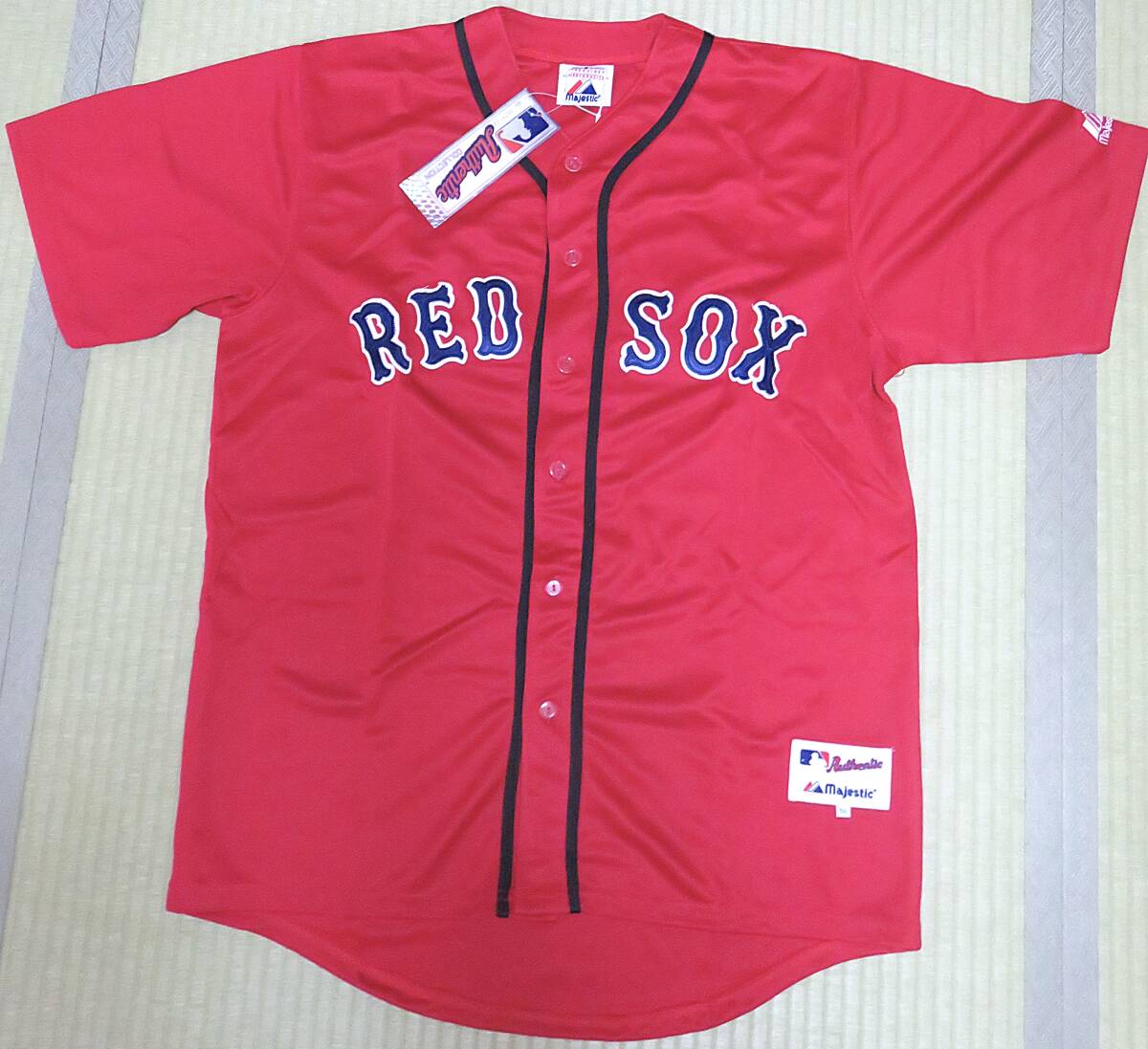 ◆MLB◆ ユニホーム 新品 タグ付き 松坂大輔 #18 Boston Red Sox ボストン・レッドソックス サイズ/50 赤 ロード・ジャージー Majestic