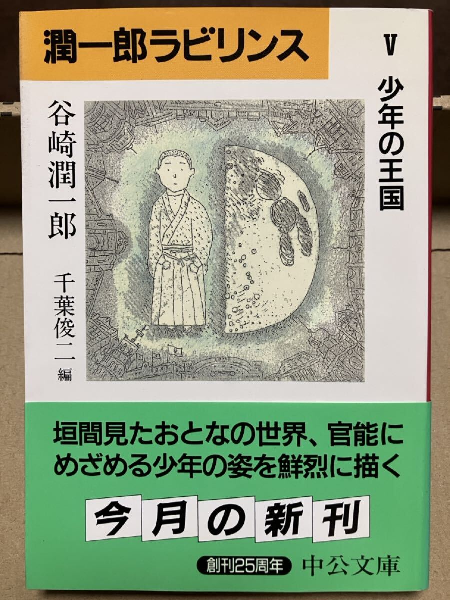 中公文庫　潤一郎ラビリンス Ⅴ 少年の王国　谷崎潤一郎　千葉俊二　帯　初版第一刷　未読美品