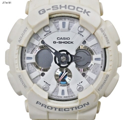 JT7w181 腕時計 CASIO G-SHOCK GA-120A クオーツ 現在不動 現状品 60サイズ