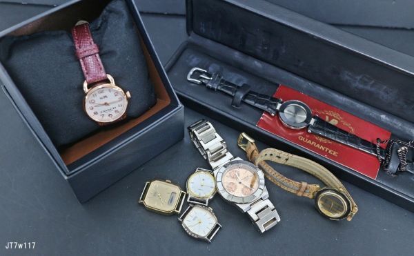 JT7w117 腕時計おまとめ RADO SEIKO 他 動作未確認 現状品 60サイズ