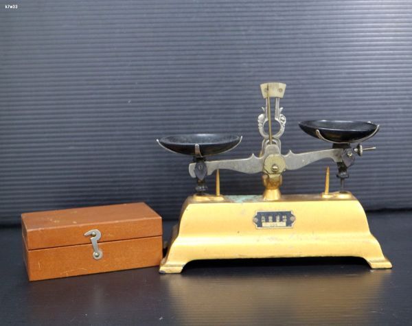 K7w33 瓦百量秤 天秤 アンティーク 現状品 60サイズ
