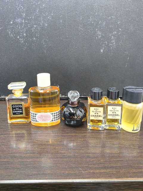 $T114785:香水 CHANEL クリスチャンディオール ダンヒル ミニ香水 セット おまとめ 現状品 中古