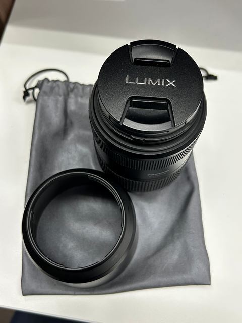 ■H115460:Panasonic パナソニック LUMIX G VARIO 45-200mm 1:4-5.6 MEGA O.I.S H-FS045200 レンズ 動作未確認 ジャンク