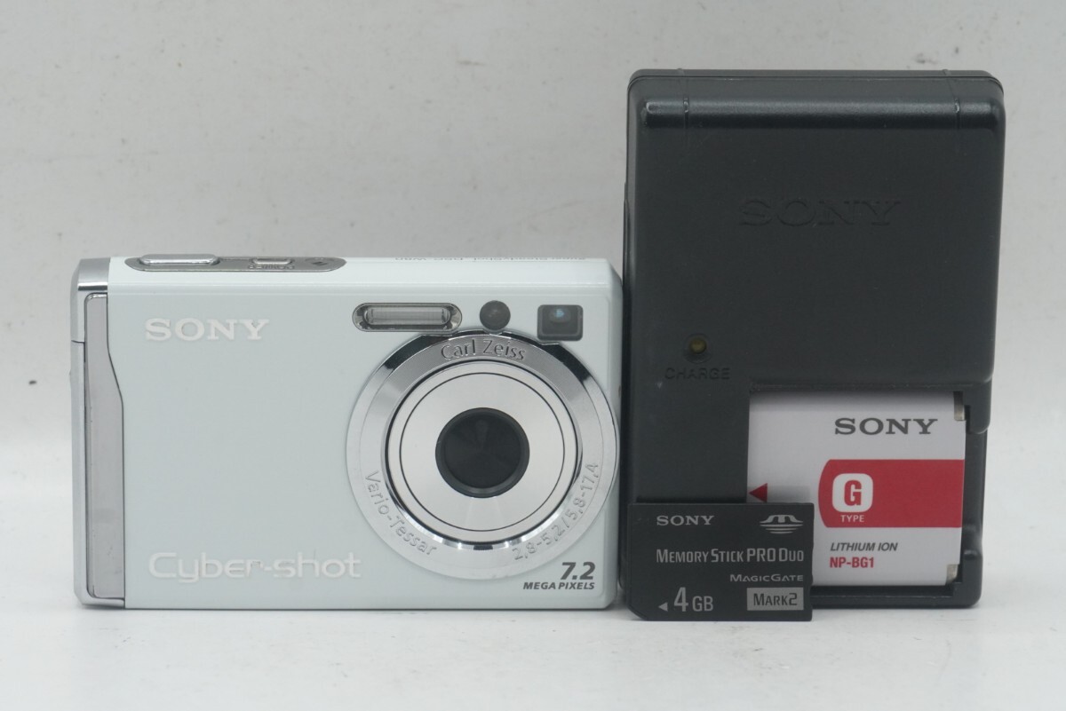 ソニー コンパクトデジタルカメラ サイバーショット(SONY Cyber-shot DSC-W80) 動作確認済品 バッテリー,充電器,メモリーカード(4GB)付属 