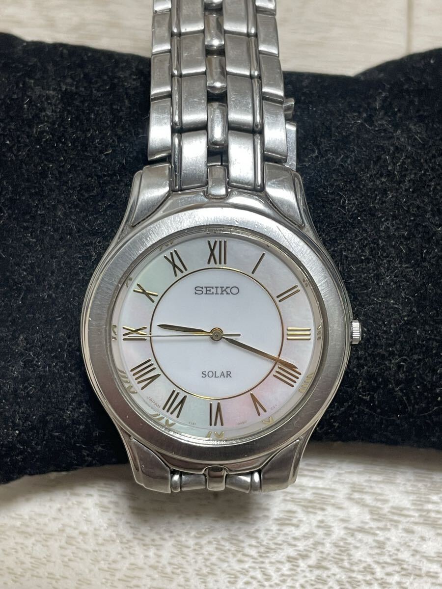 腕時計 SEIKO ソーラー V181