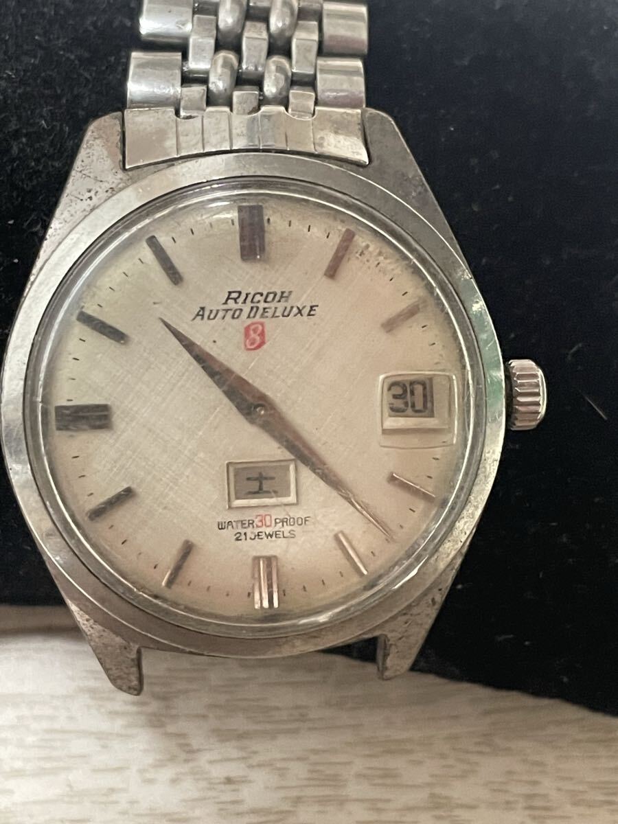 腕時計 自動巻き RICOH AUTO DELUXE 