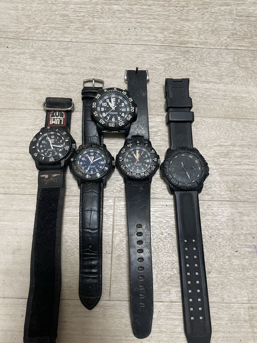 腕時計 LUMINOX 5台まとめて売る