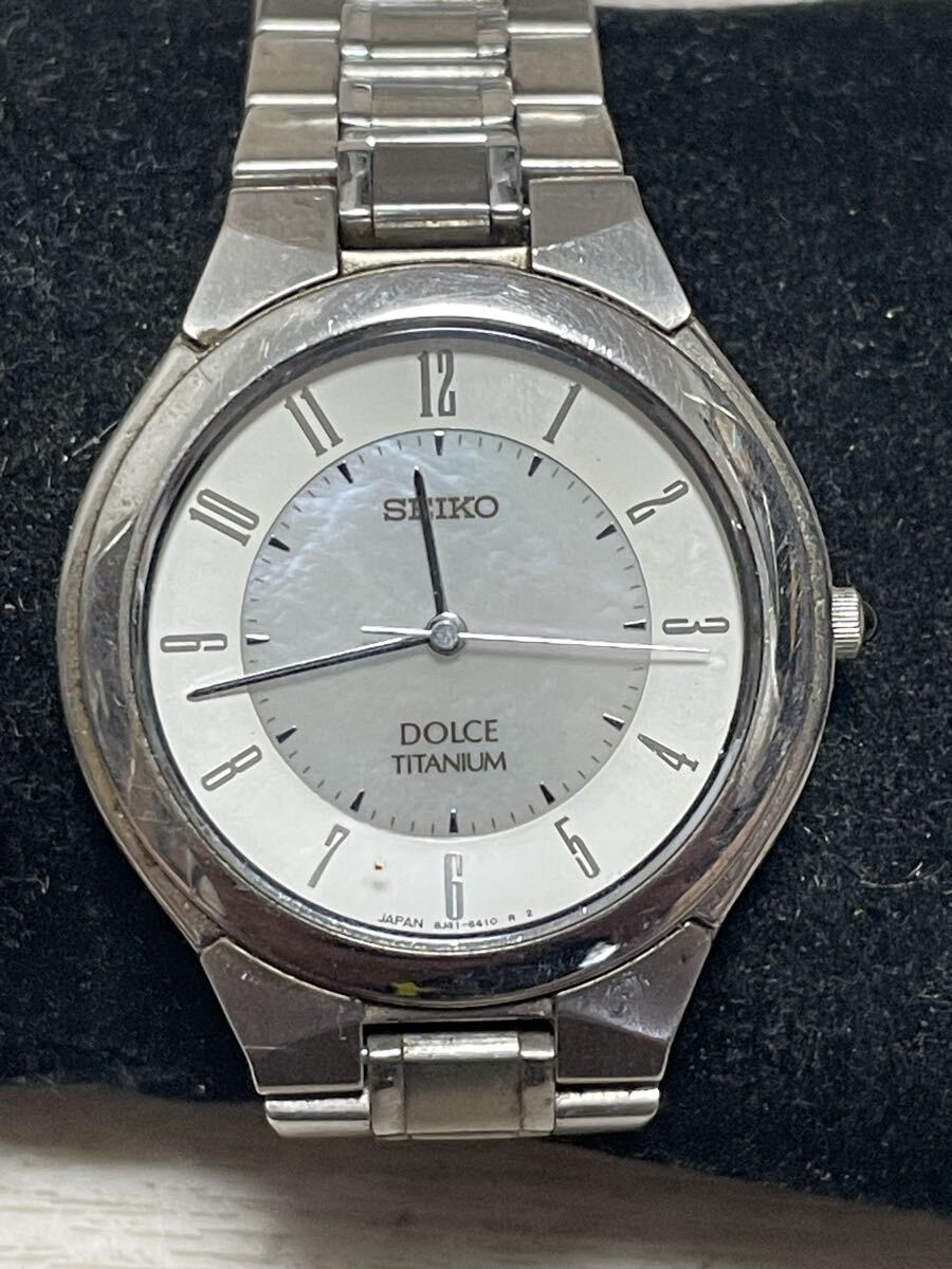 腕時計 セイコー DOLCE TITANIUM 8J41 