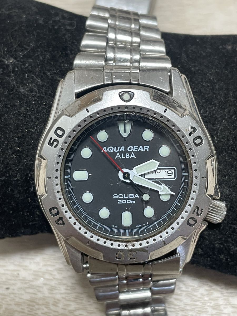 腕時計 AQUA GEAR ALBA