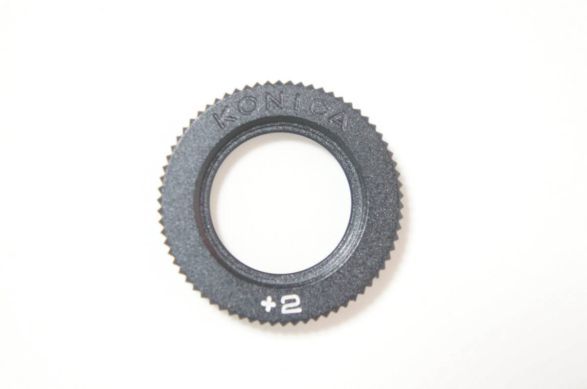 ★良品★[ねじ径約18mm] KONICA +2 アイピース 視度補正レンズ DIOPTER LENS 適応機種不明 [F3797]