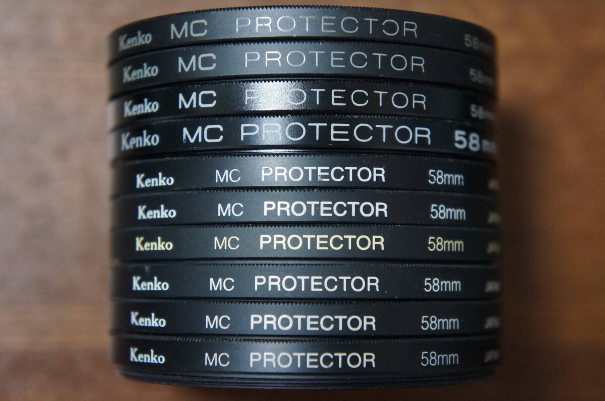 ◆説明必読◆【180円/枚】[58mm] Kenko MC PROTECTOR プロテクター 保護フィルター