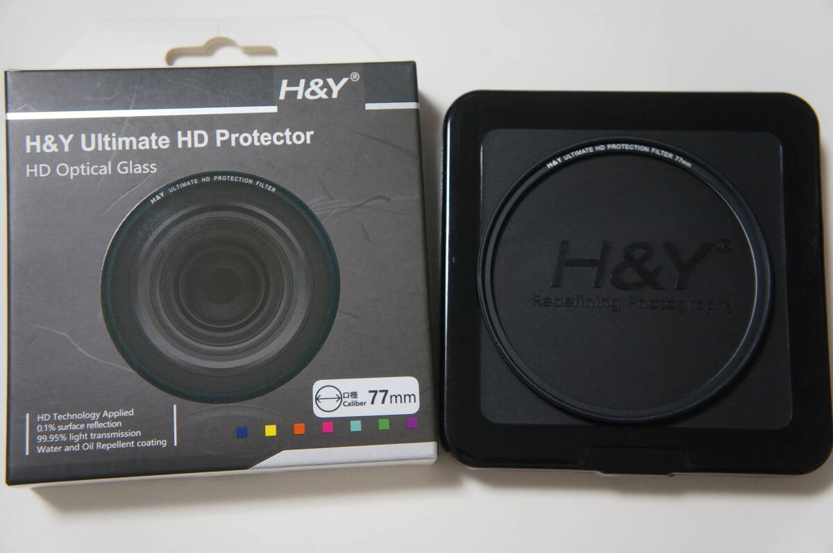 ★美品★[77mm] H&Y Ultimate HD Protector 高級薄枠保護フィルター 箱付