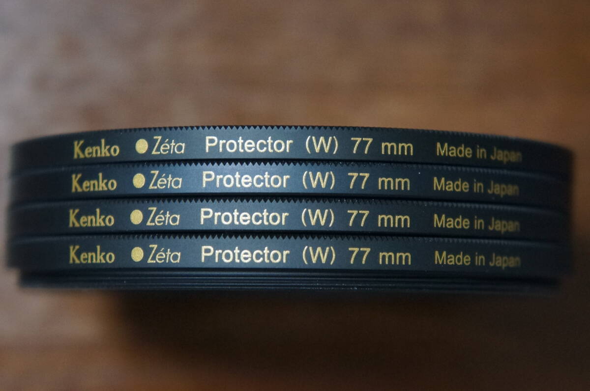 ◆説明必読◆【1980円/枚】[77mm] Kenko Zeta Protector (W) 高級保護フィルター