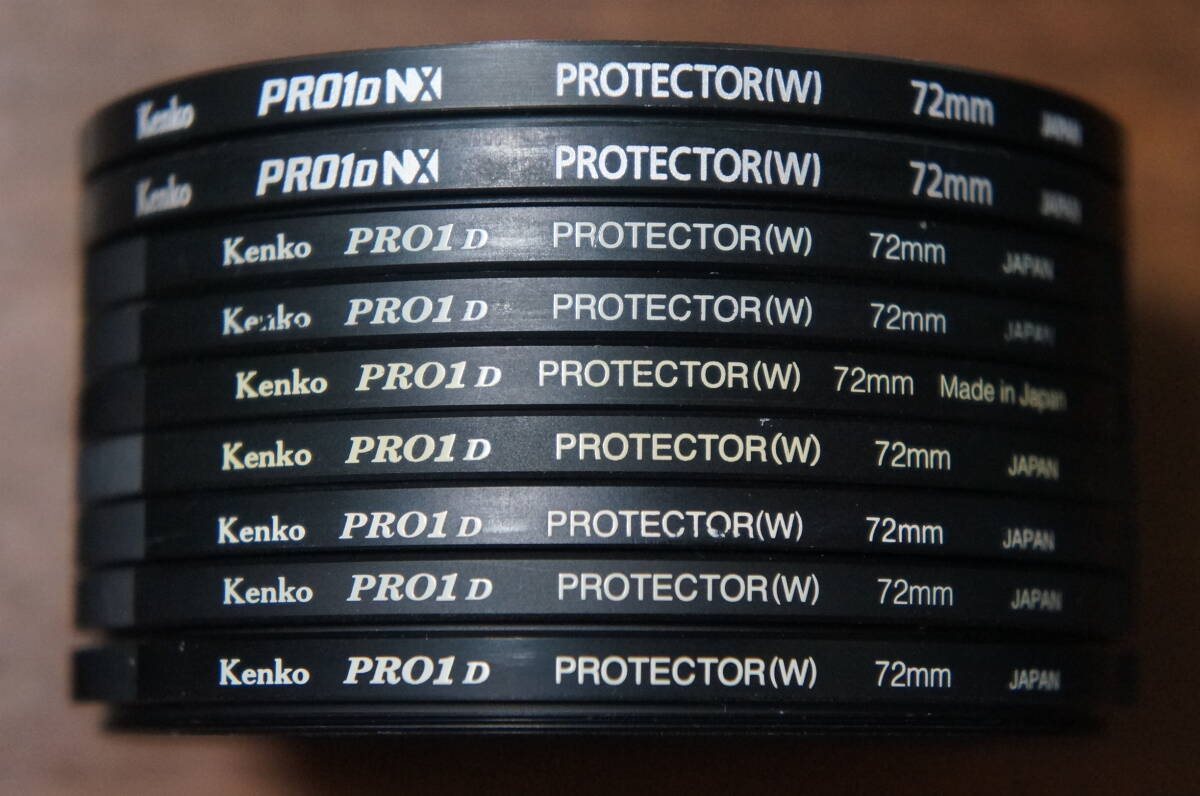 ◆説明必読◆【780円/枚】[72mm] Kenko PRO1D(NX) PROTECTOR(W) 保護フィルター