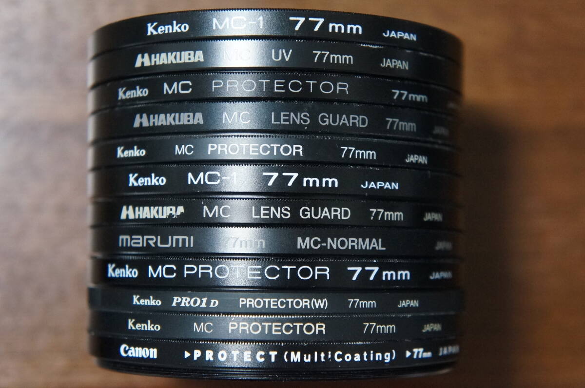 ◆説明必読◆★特価☆【450円/枚】[77mm] Kenko HAKUBA marumi等 (PRO1D等) PROTECTOR UV系フィルター