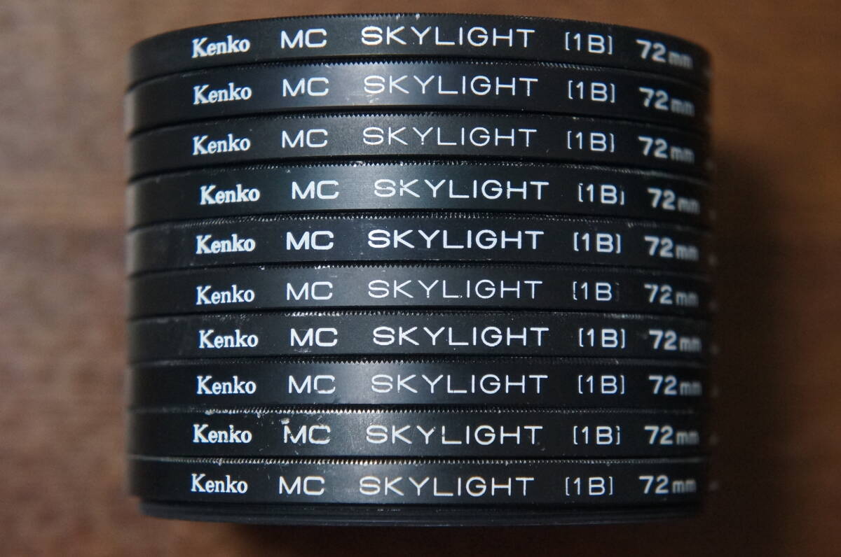 ◆説明必読◆【300円/枚】[72mm] Kenko MC SKYLIGHT [1B] 保護フィルター 外観悪い