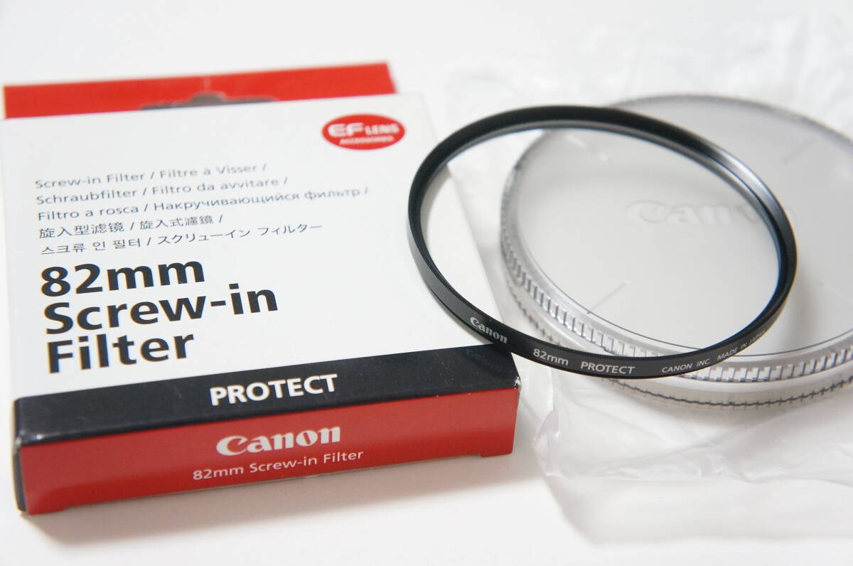 ★良品★[82mm] Canon PROTECT プロテクト 保護フィルター 箱付