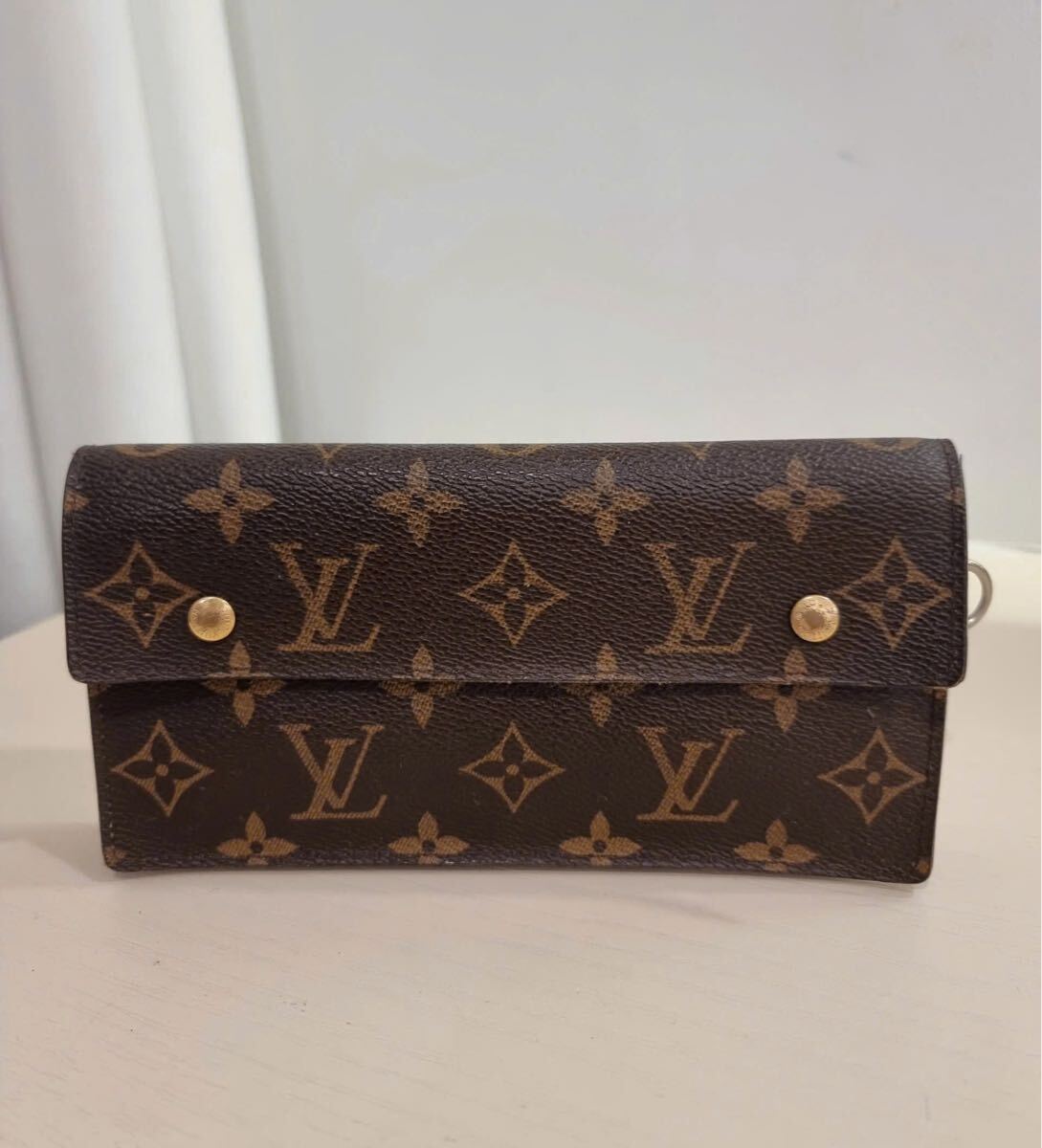 K35 [中古] LOUIS VUITTON ルイ・ヴィトン モノグラム柄 ロングウォレット