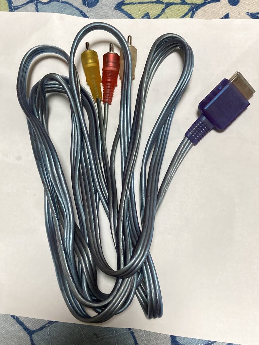 HORI　PS2等用　AVケーブル　限定色？スケルトン？カラー　中古品