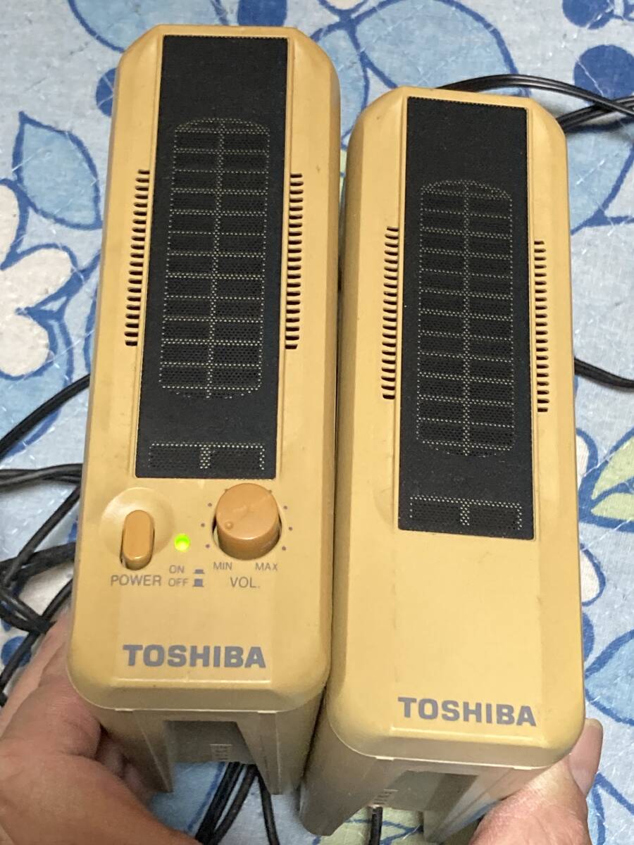 東芝　パワード　スピーカー　EAB705CL EAB705CR　中古品