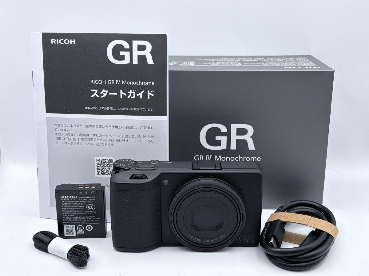 シャッター回数888回！★極上品★ RICOH GR IV Monochrome リコー コンパクトデジタルカメラ #008252 #26001002
