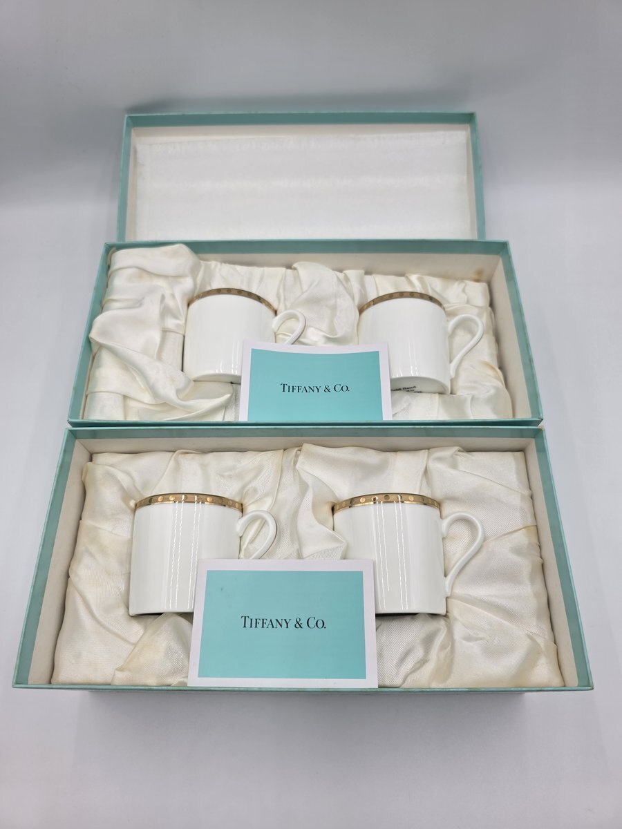 TIFFANY & CO. ティファニー マグカップ（デミタスカップ）2セット