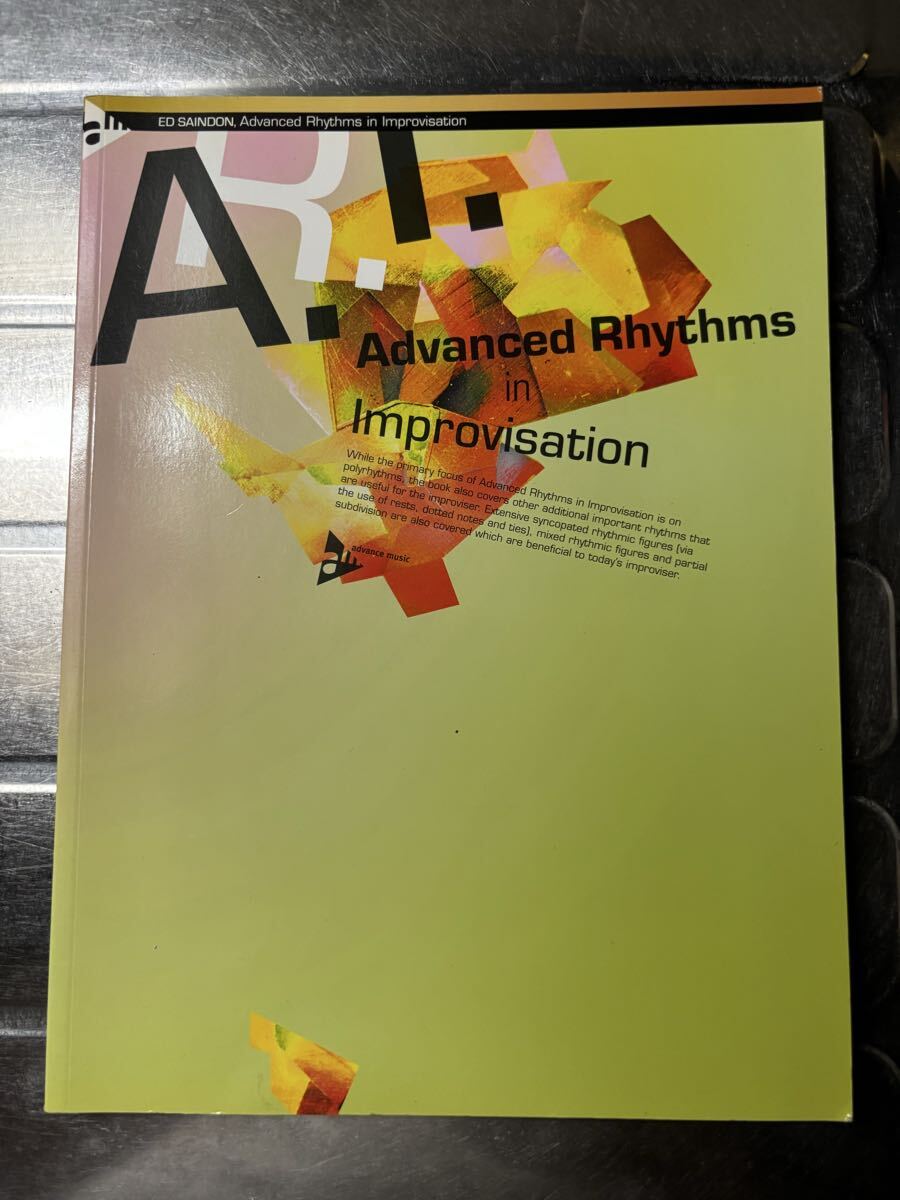 音楽本洋書　Advanced Rhythms in Improvisation by Ed Saindon