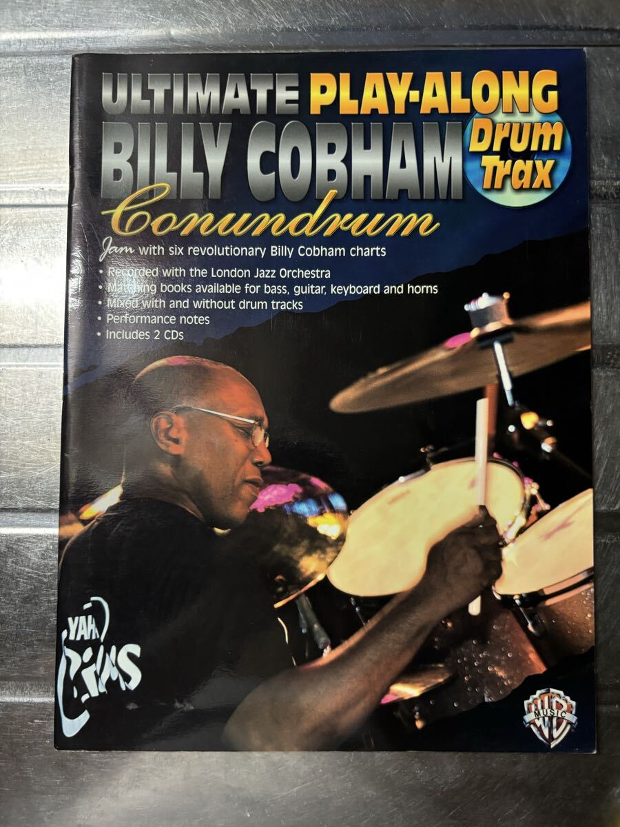 音楽洋書　 Billy Cobham Ultimate Play Along ドラム・プレイ・アロング　CD2枚付き