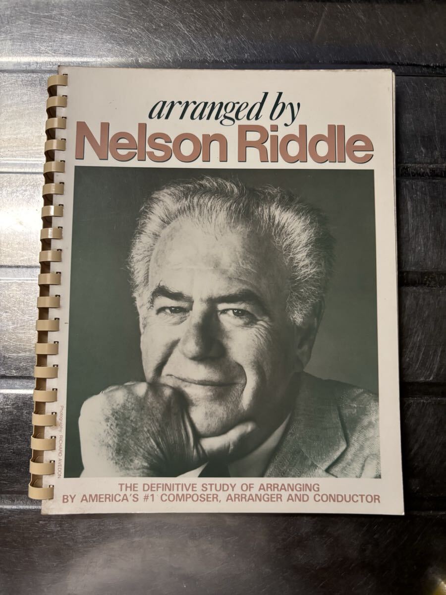 音楽洋書　arranged by Nelson Riddle ネルソン・リドルのアレンジ本
