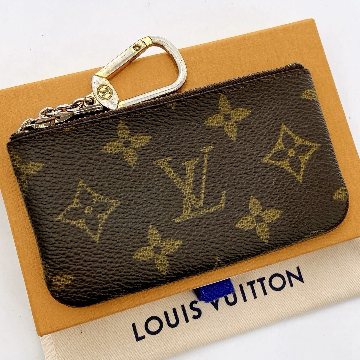 【極美品に近い】LOUIS VUITTON ルイヴィトン コインケース ポシェット クレ モノグラム　小銭入れ 財布 コインケース　521