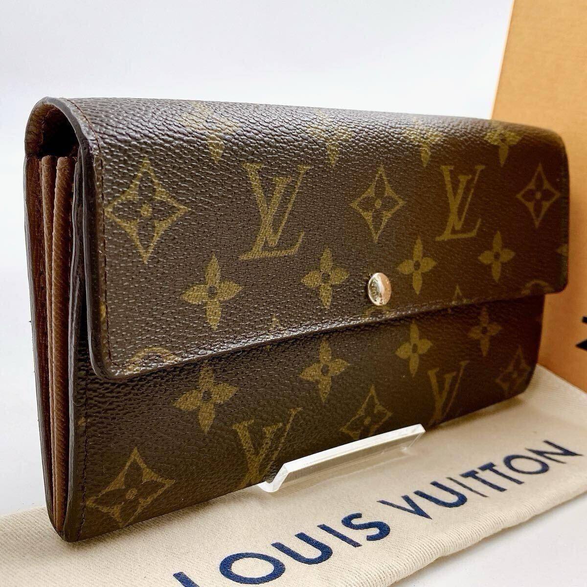 【ほぼ極美品】LOUIS VUITTON ルイ　ヴィトン ポルトフォイユ　サラ　モノグラム 長財布 二つ折り財布　ユニセックス　 サラ　520