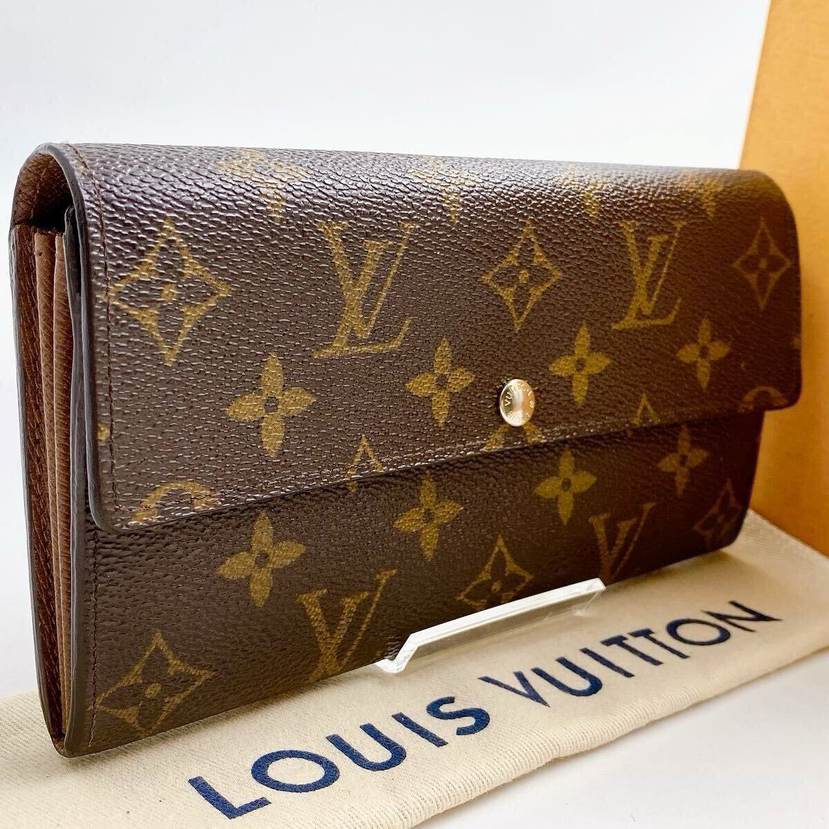 【極美品】LOUIS VUITTON ルイ　ヴィトン ポルトフォイユ　サラ　モノグラム 長財布 二つ折り財布　ユニセックス　 サラ　513