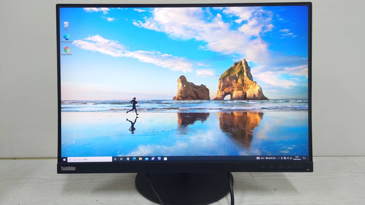 【良品】Lenovo ThinkVision T24d-10 61B4-MAR1-WW 24型 液晶モニタ フルHD (1920x1080) D-sub/HDMI/DisplayPort 動作品