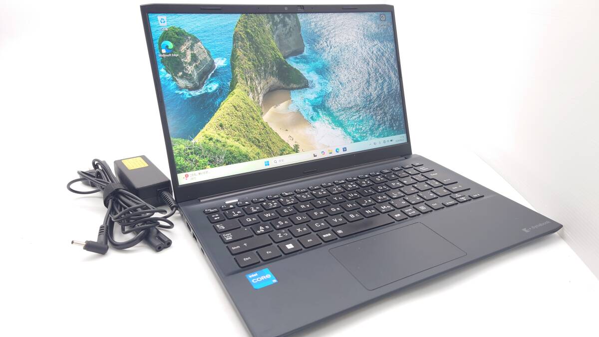 【美品】dynabook SJ73/KW A6SJKWL8251B 13.3型 Core i5-1235U メモリ8GB ストレージSSD256GB windows11 動作品 